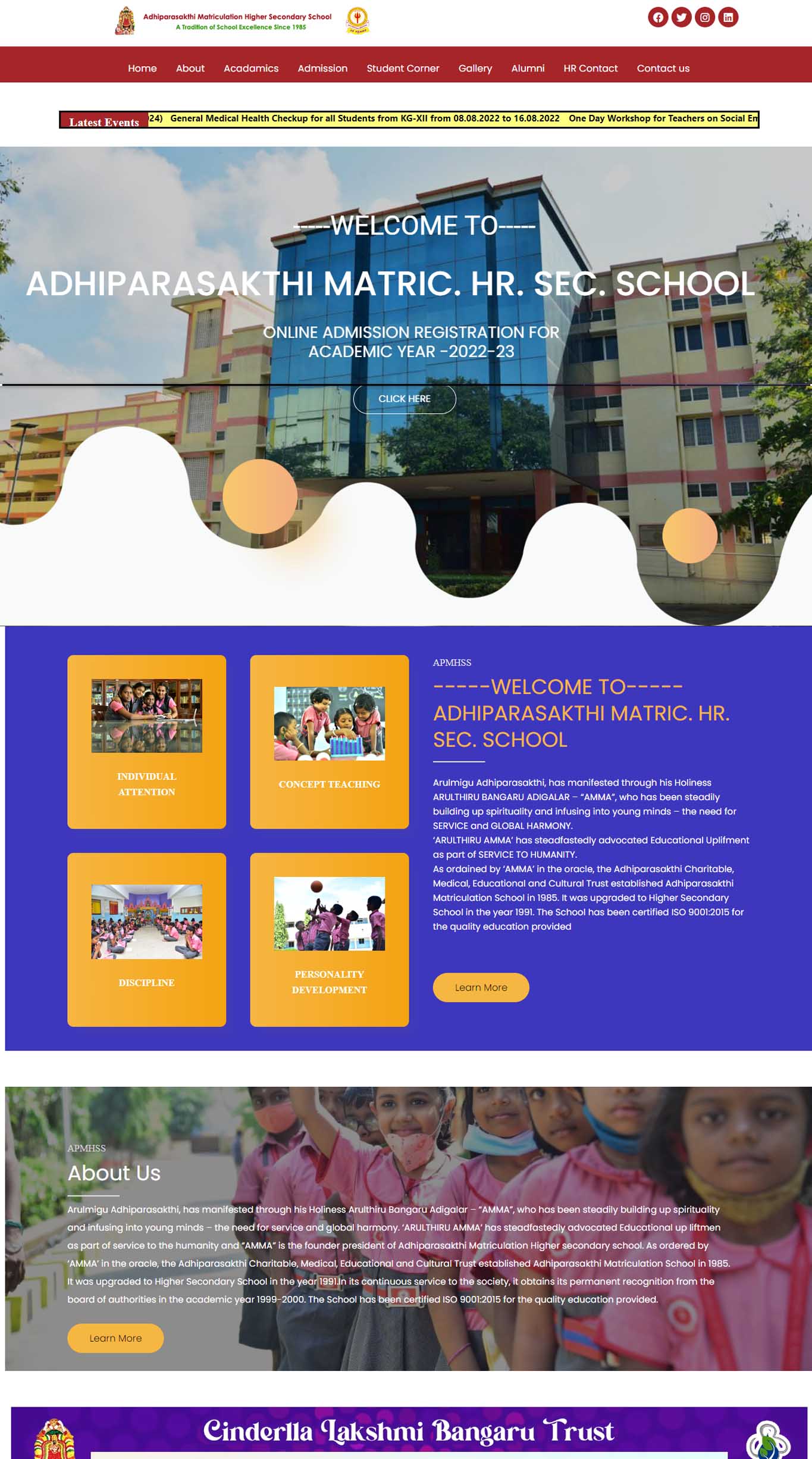 APMHSS Ecommerce Website Design